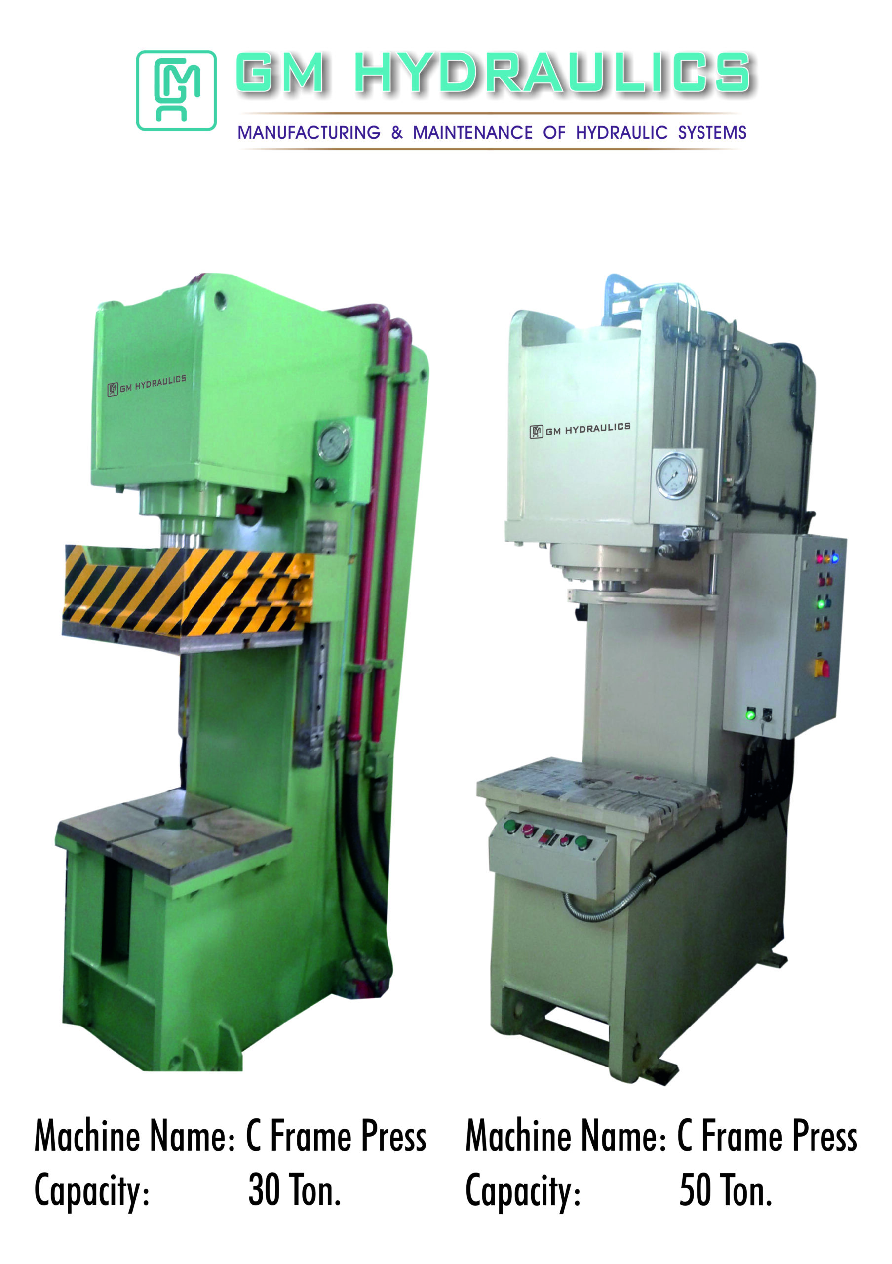 gm hydraulics press machine